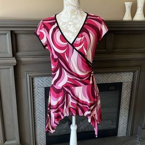 • Suzie Where patterned top, M •